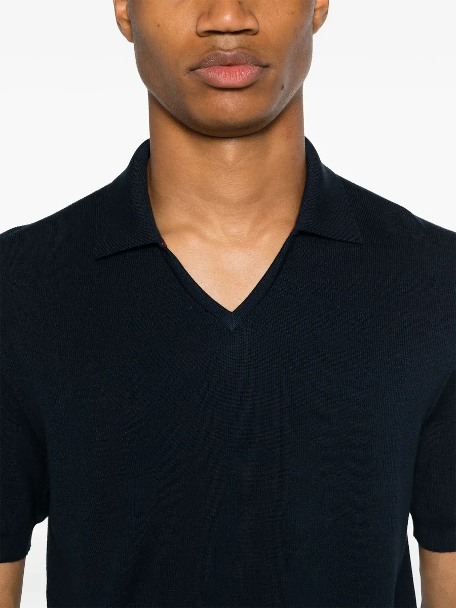 fine-knit cotton polo shirt 9
