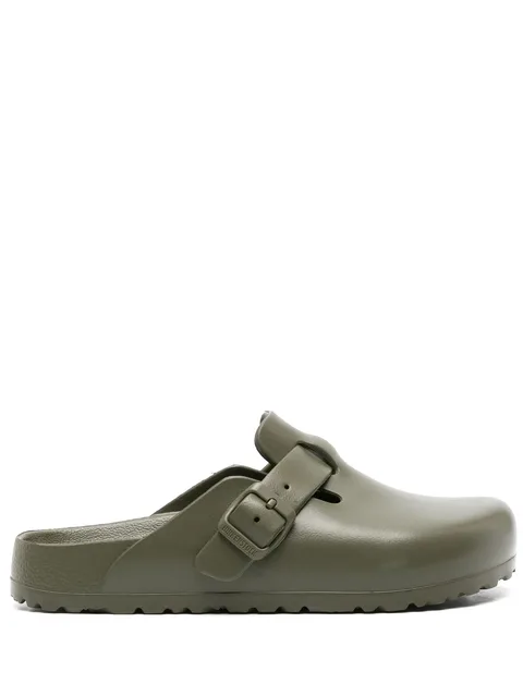 Boston buckled slippers