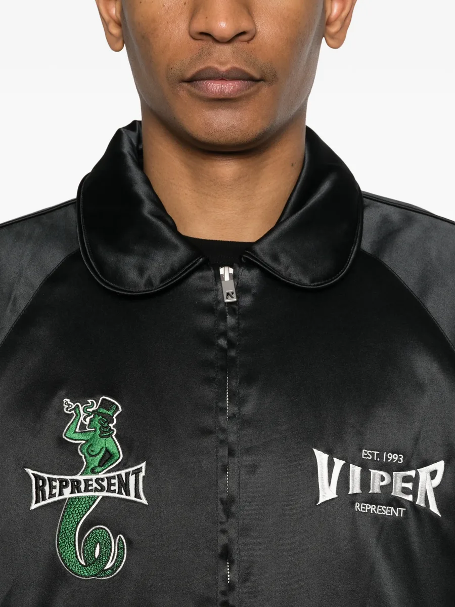 куртка на молнии с вышивкой Viper 9