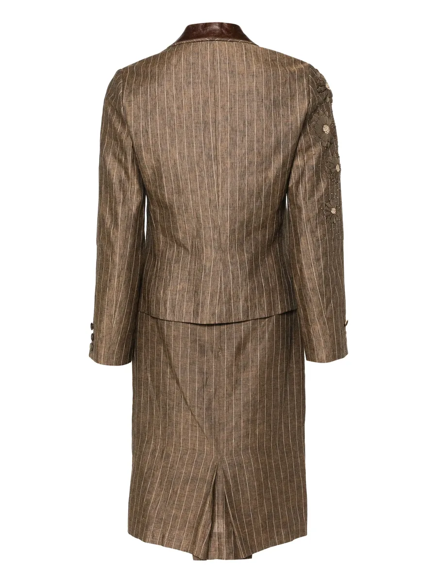 льняной костюм с юбкой (2000-е годы) 4