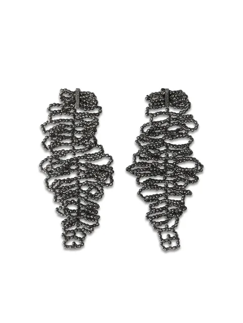 sculptured-design earrings
