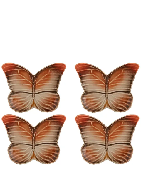 набор Cloudy Butterflies из четырех тарелок