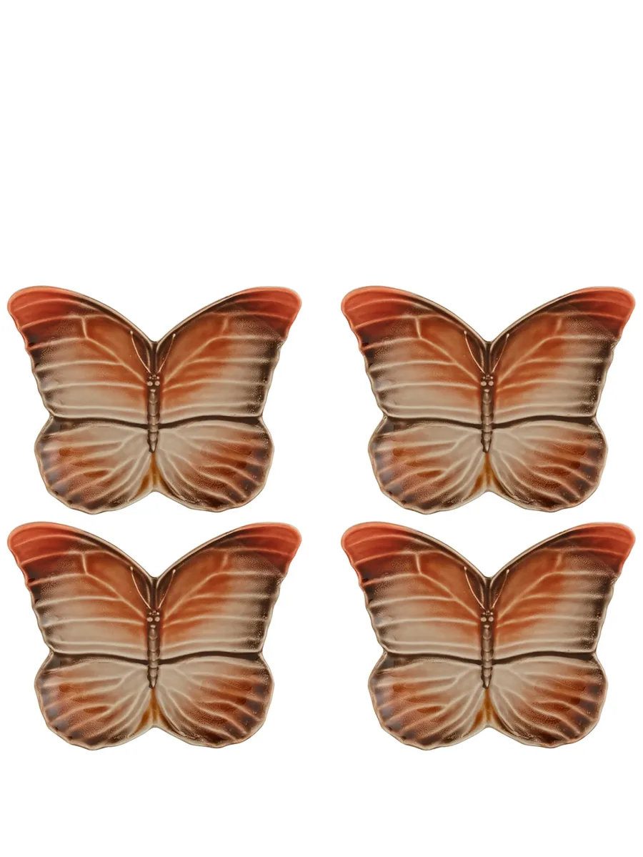 набор Cloudy Butterflies из четырех тарелок 2