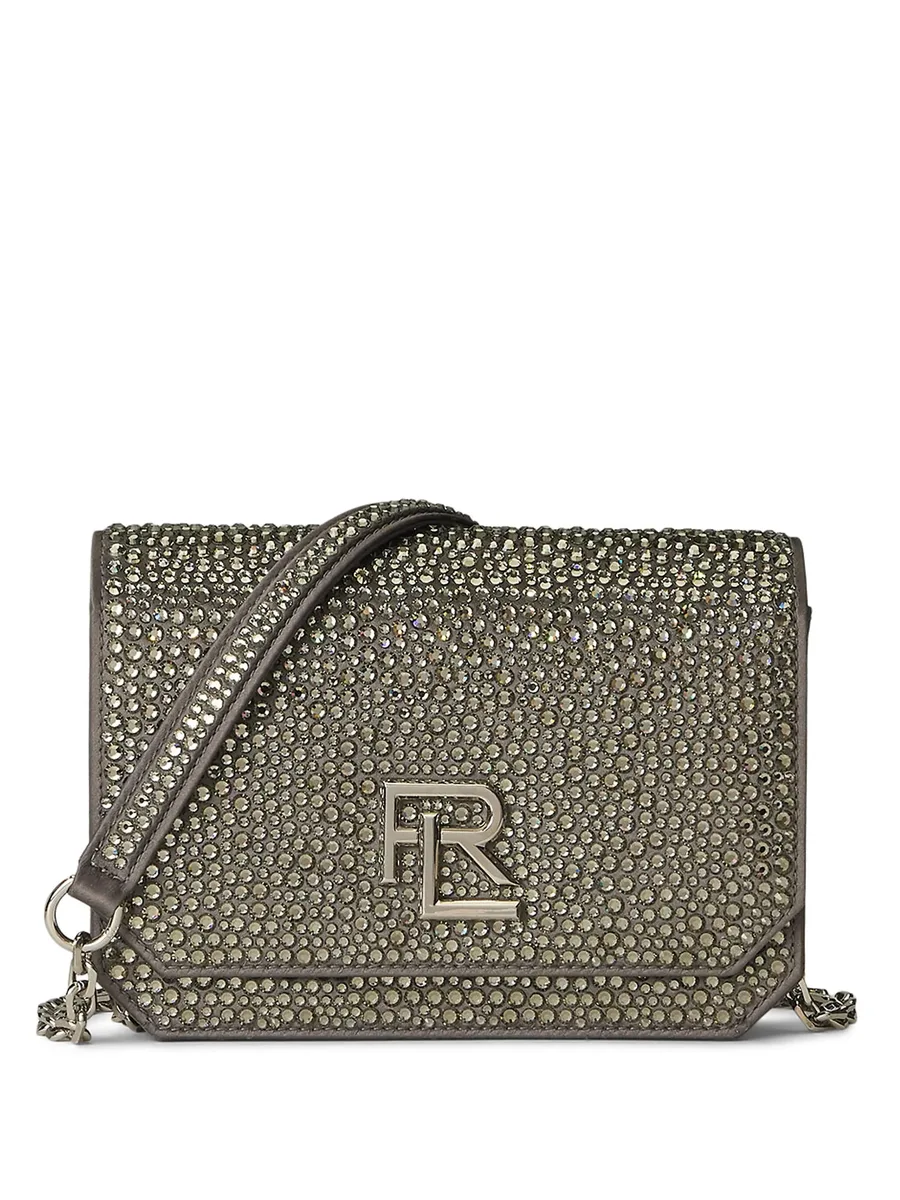 crystal-embellished satin bag 1