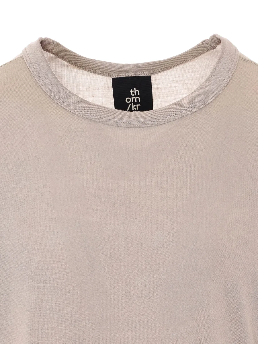 crew-neck elasticated T-shirt 7