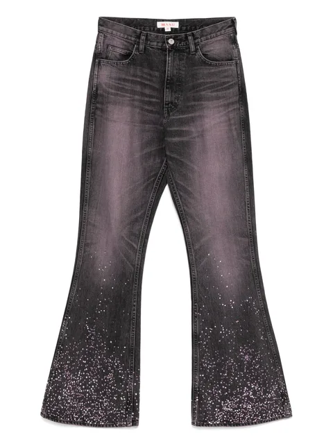 Masu Boy Stardust flared jeans