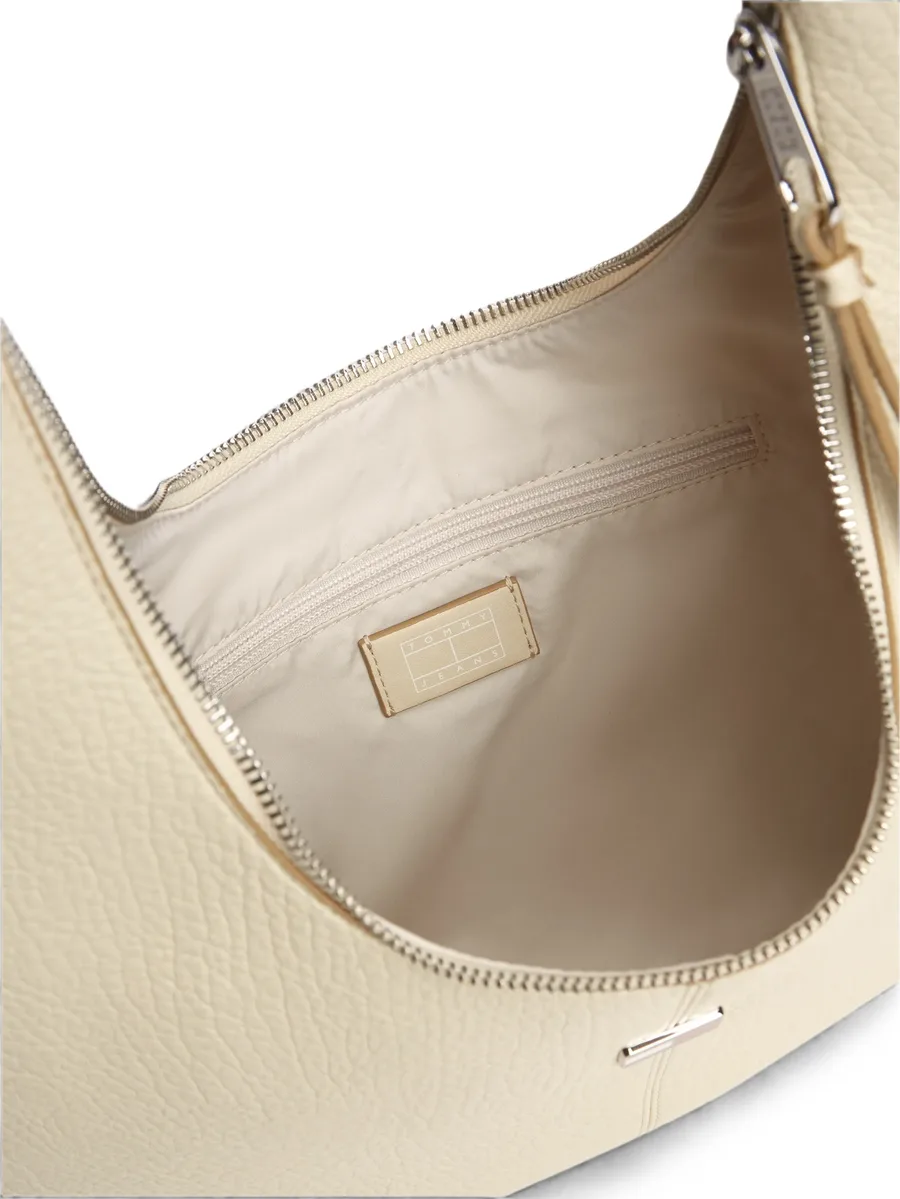 logo-plaque pebbled-effect shoulder bag 5