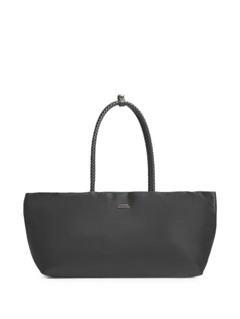 braided-handle shoulder bag