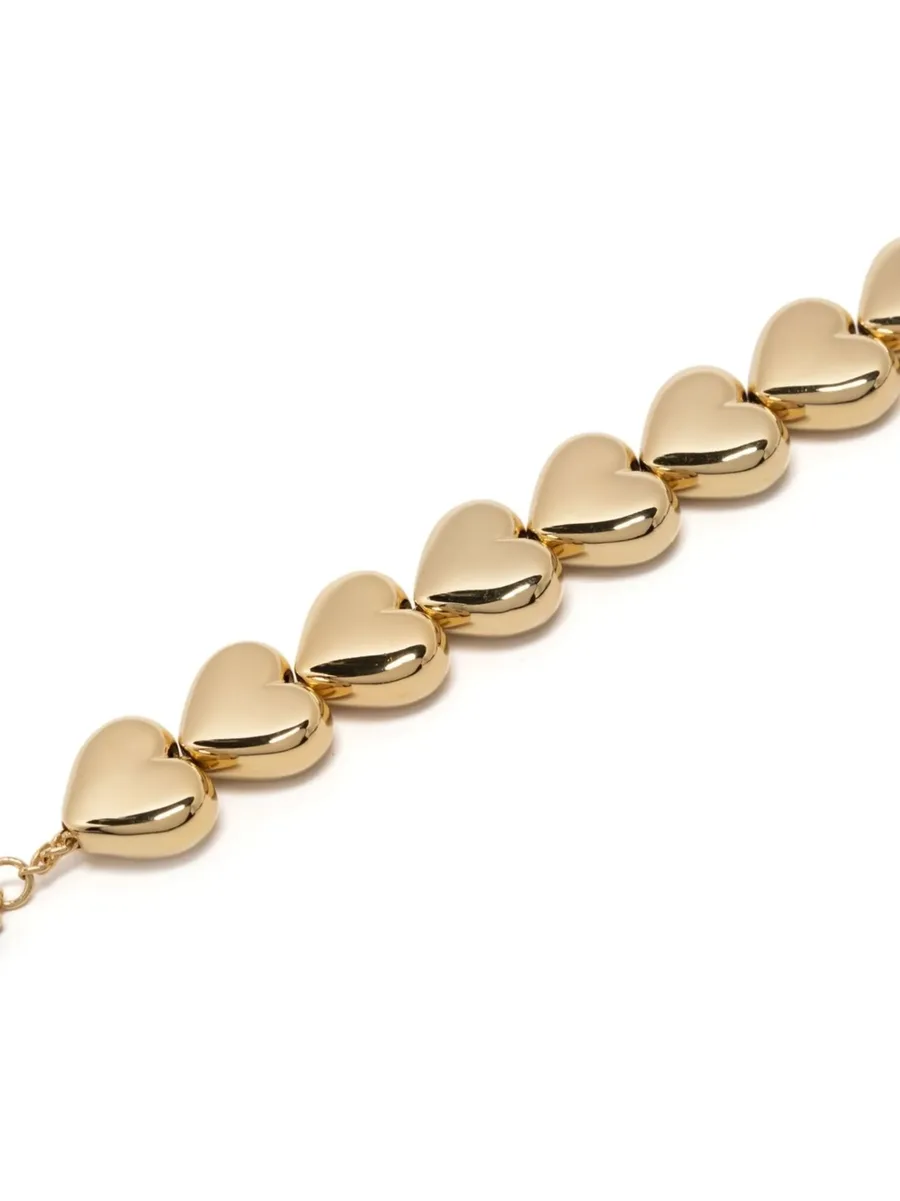 heart-beads velvet necklace 2