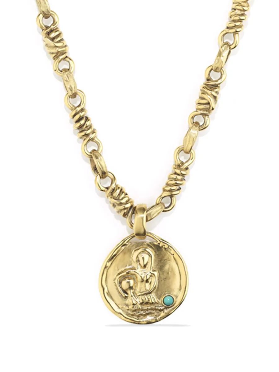 колье Talisman с подвеской Водолей 4