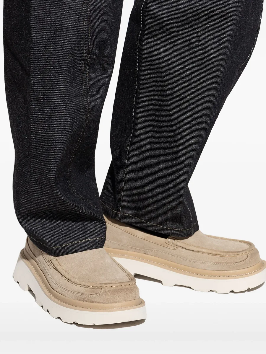 Ascot platform suede loafers 10