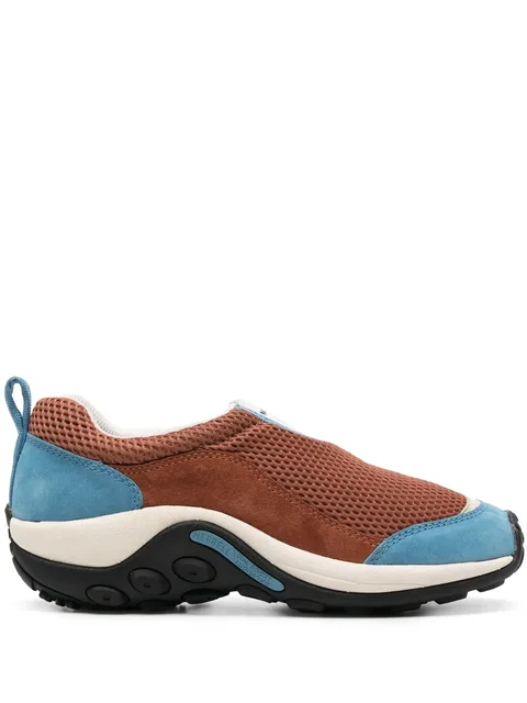 panelled slip-on sneakers
