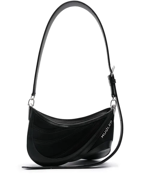 embossed Spiral Curve 01 shoulder bag