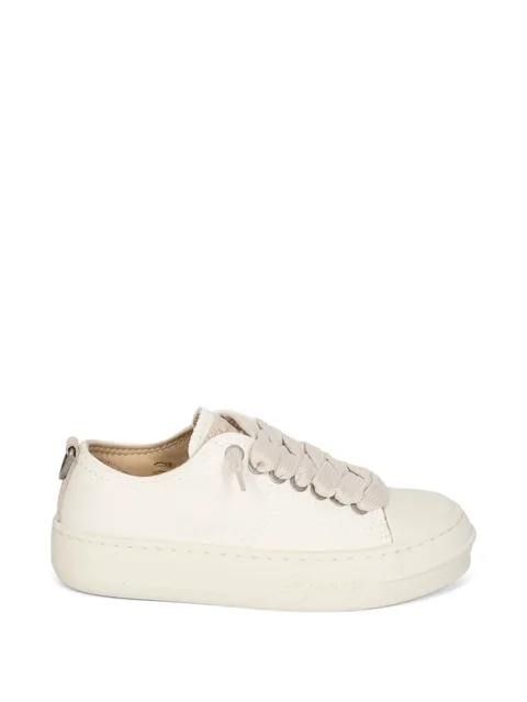 Rep-Cap lace-up sneakers