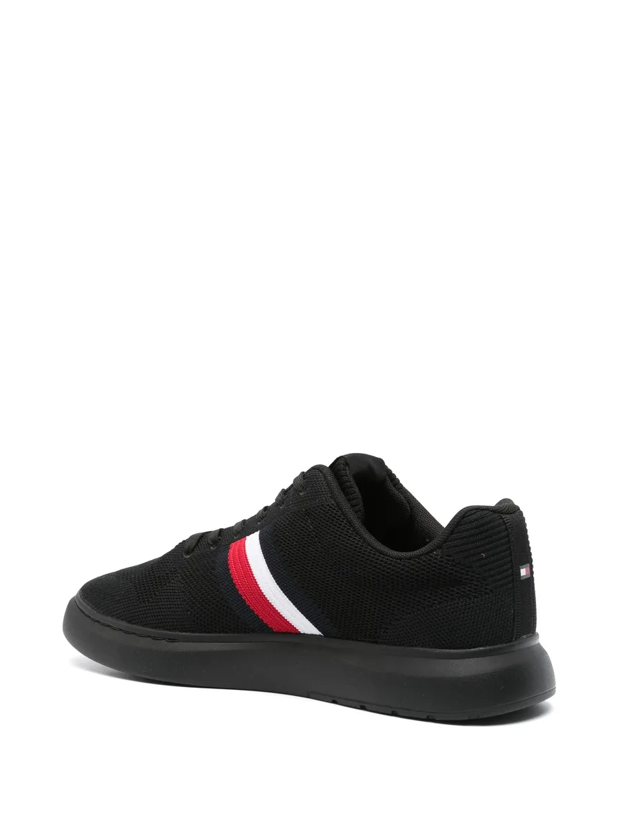 side stripe-detail mesh sneakers 6