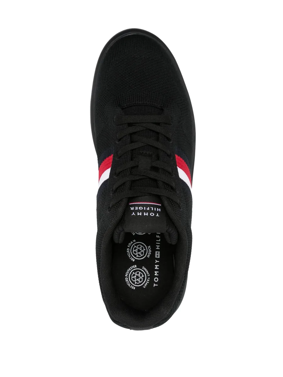 side stripe-detail mesh sneakers 7