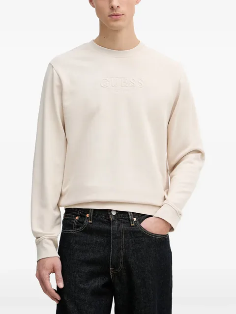logo-embroidered sweatshirt
