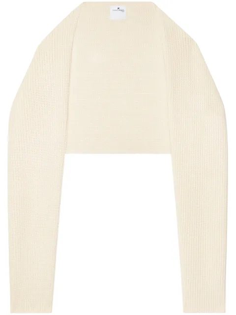 cropped wool bolero