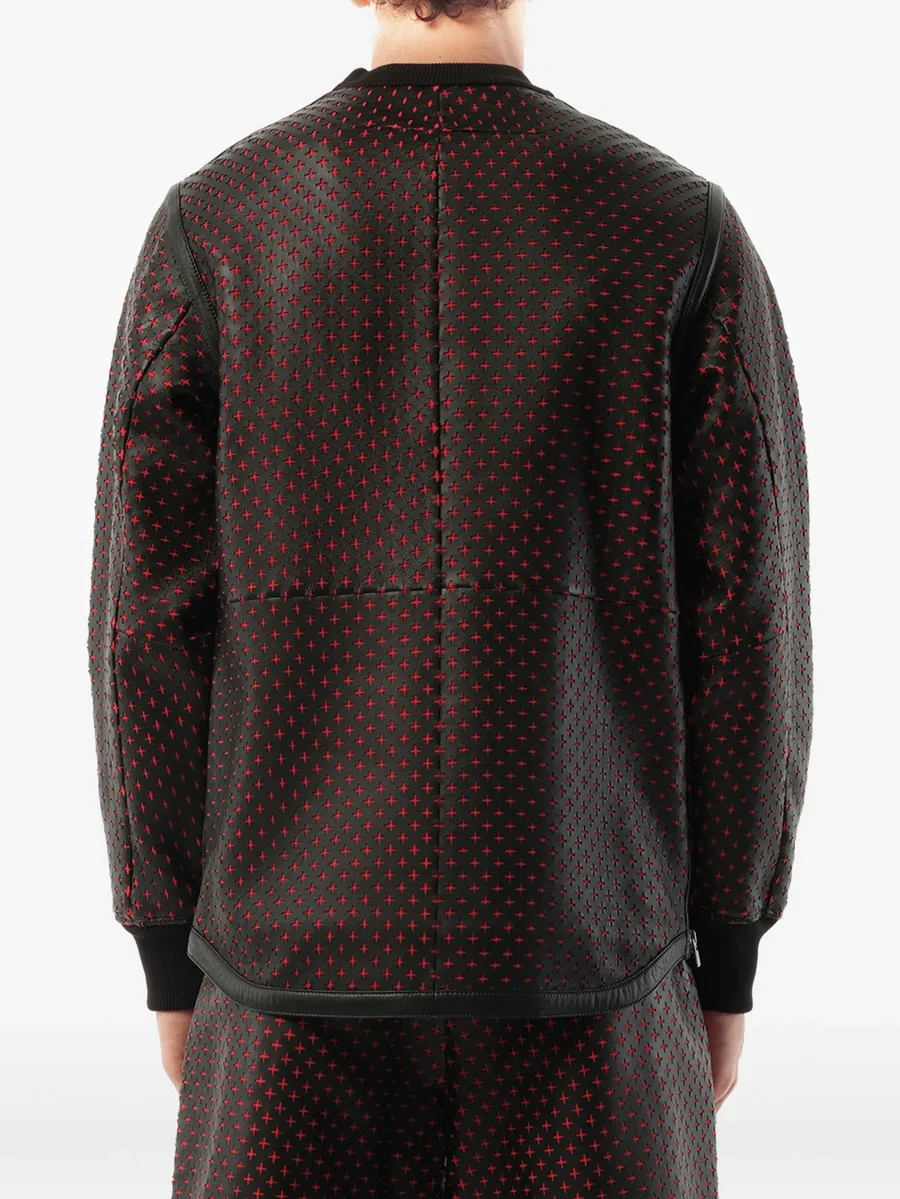 perforated leather sweater 8