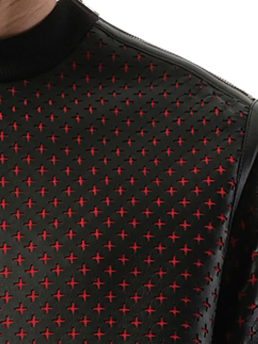 perforated leather sweater 11