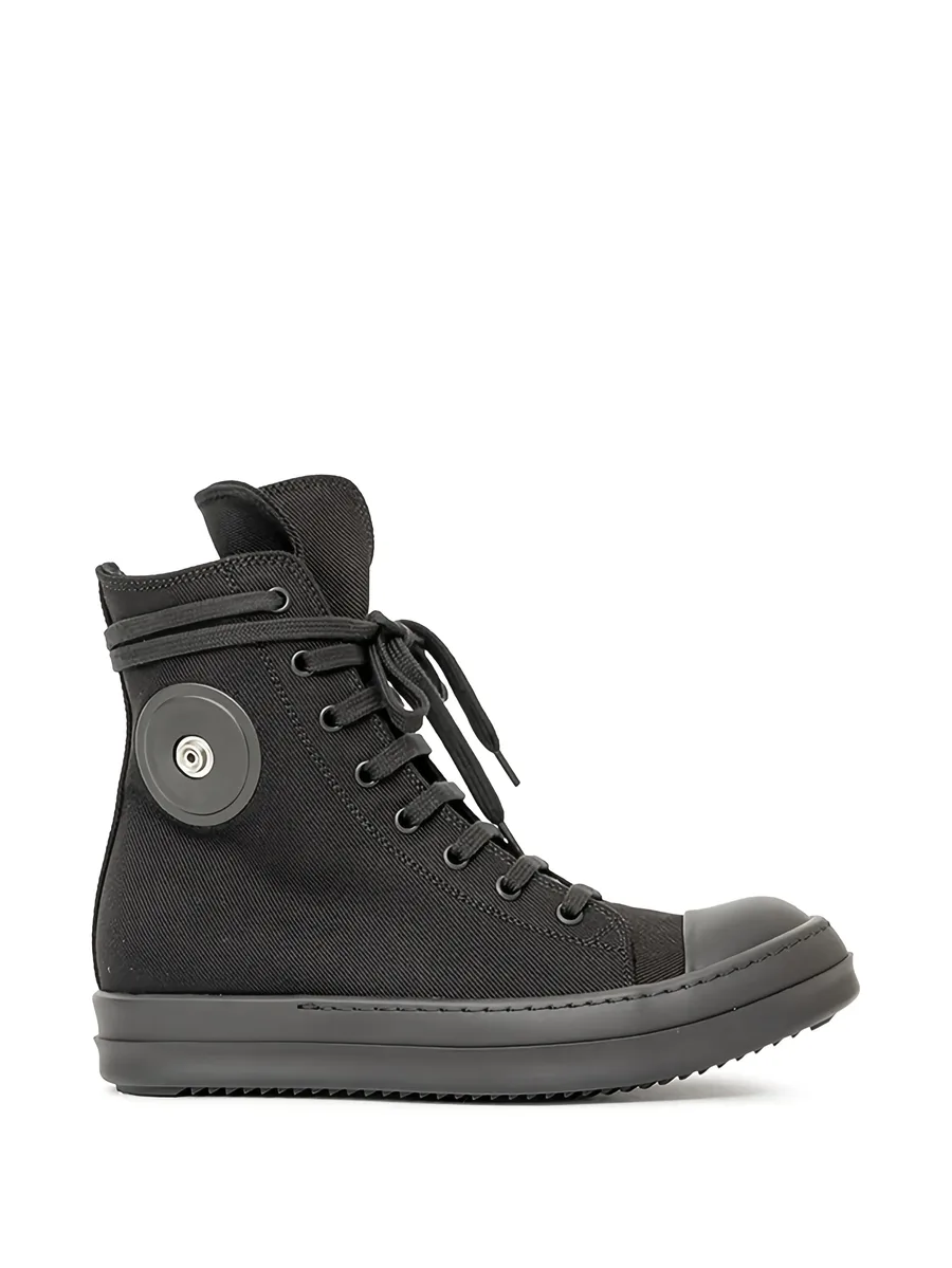 lace-up canvas sneakers 2