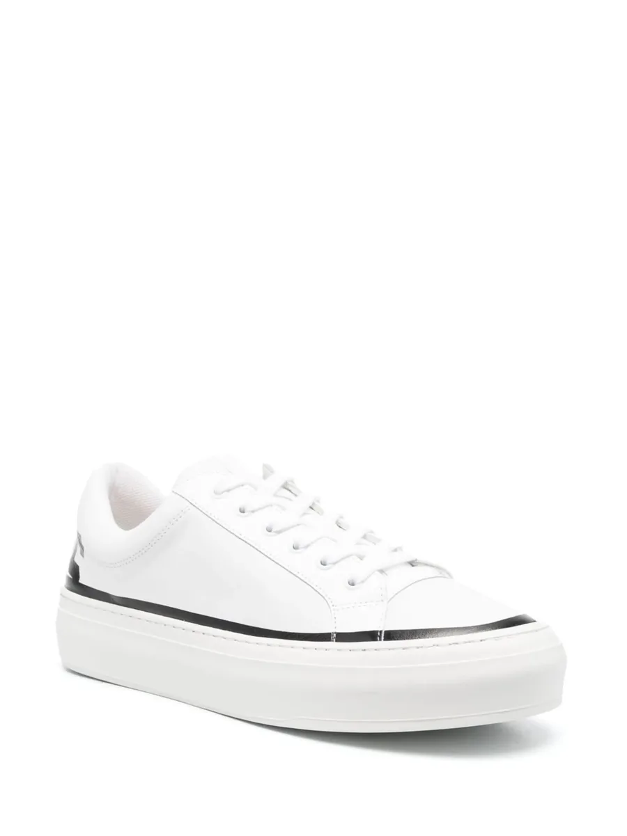 logo-print low-top sneakers 3