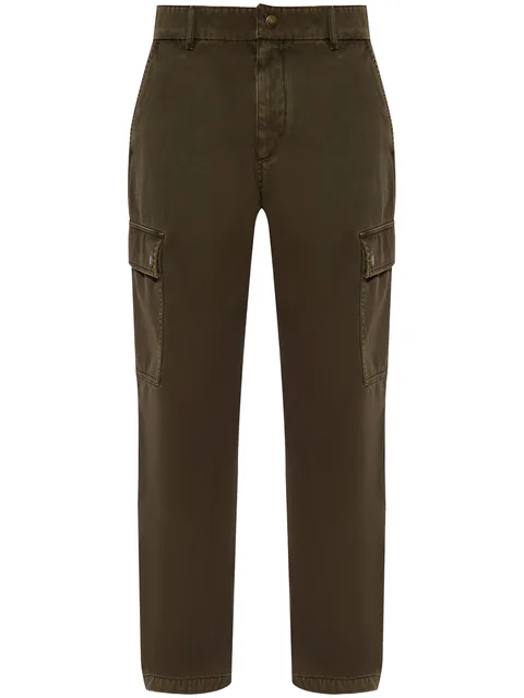 straight-leg cargo trousers