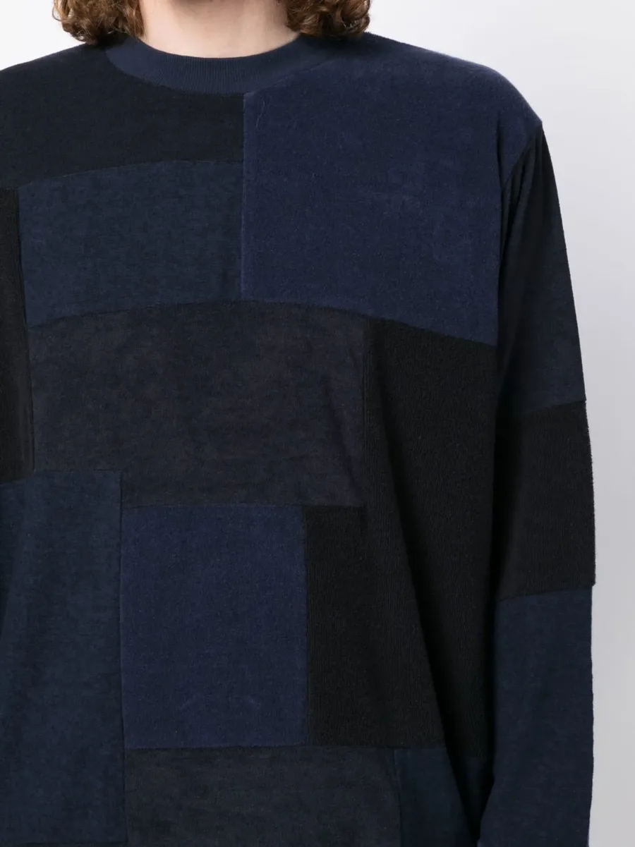 slouchy paneled jumper 9