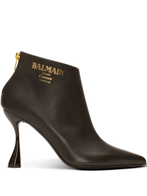 95mm Eden leather ankle boots