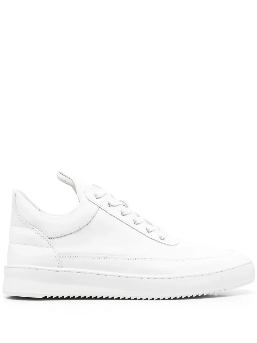 logo-embossed lace-up sneakers 2
