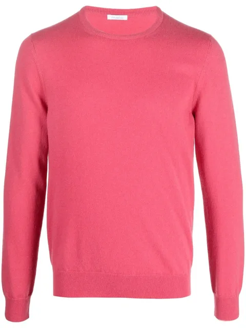 fine-knit cashmere jumper