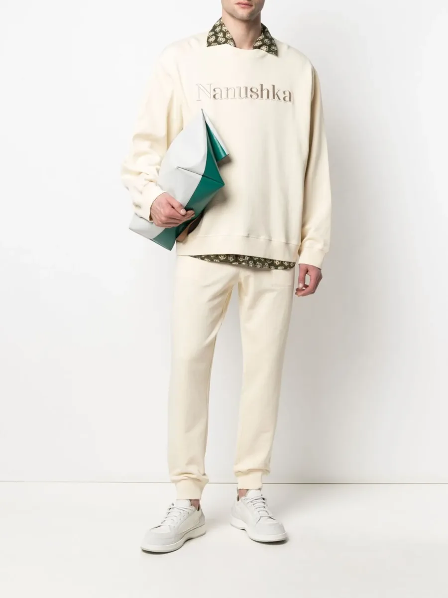 logo-embroidered sweatshirt 4