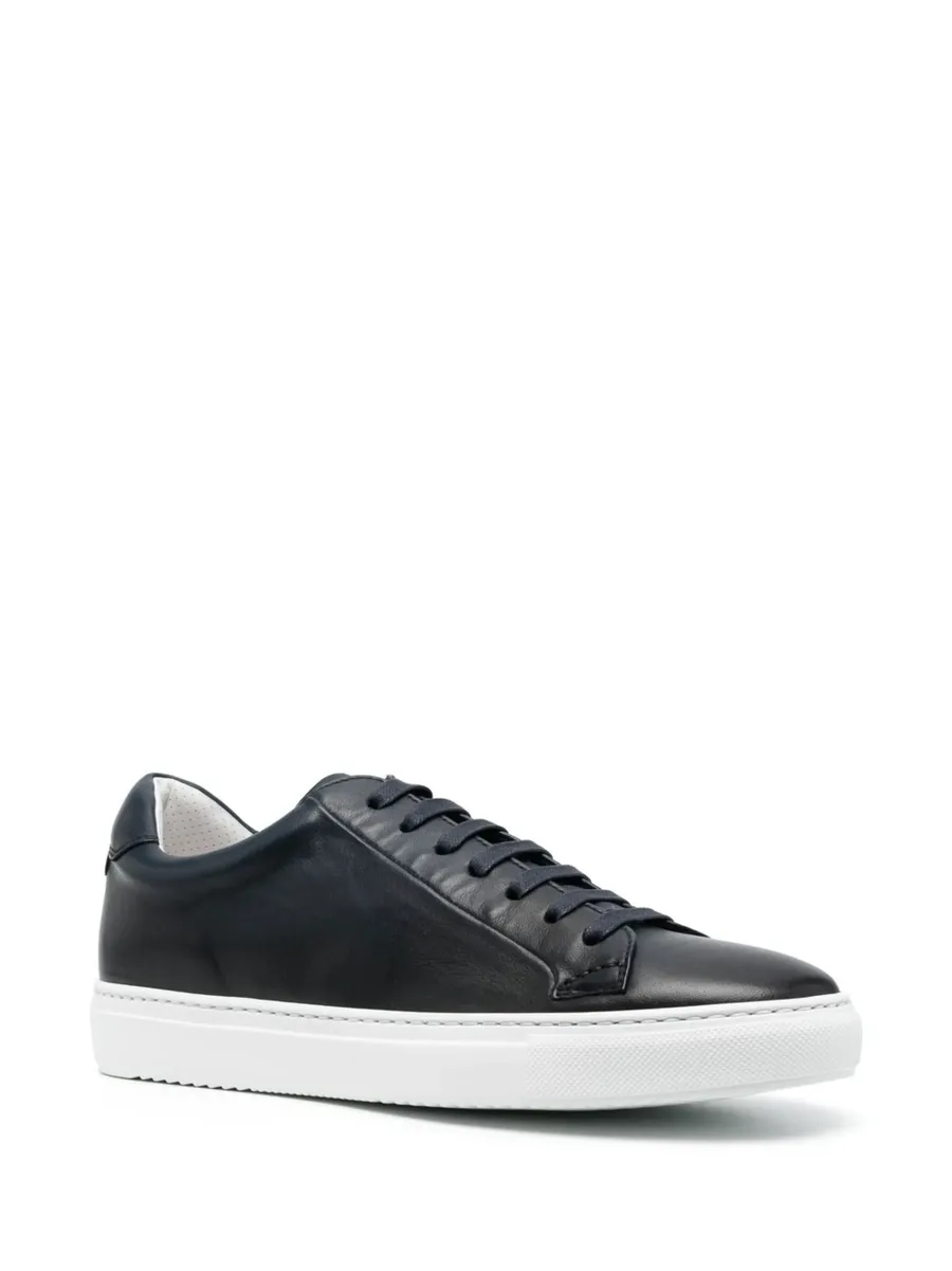 lace-up low-top sneakers 4