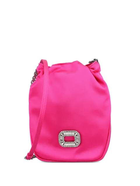 embellished pink shoulder bag