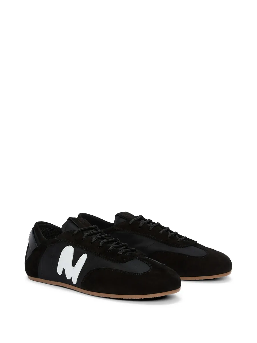 appliqué lace-up sneakers 3