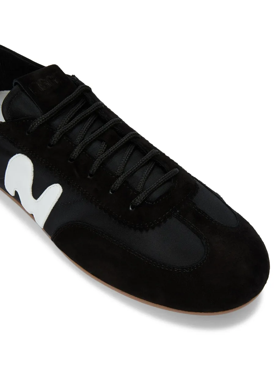 appliqué lace-up sneakers 8