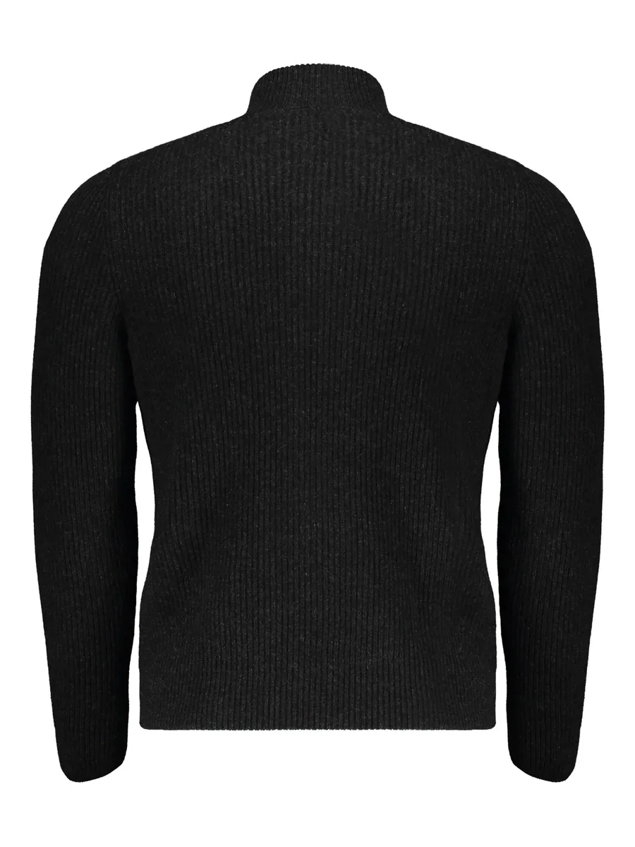 Ares-Cah zip-up turtleneck cardigan 4