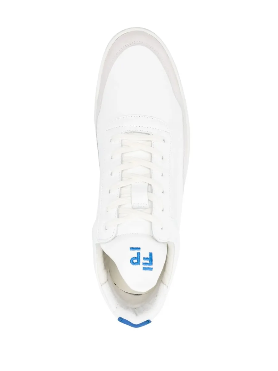 low-top leather sneakers 7