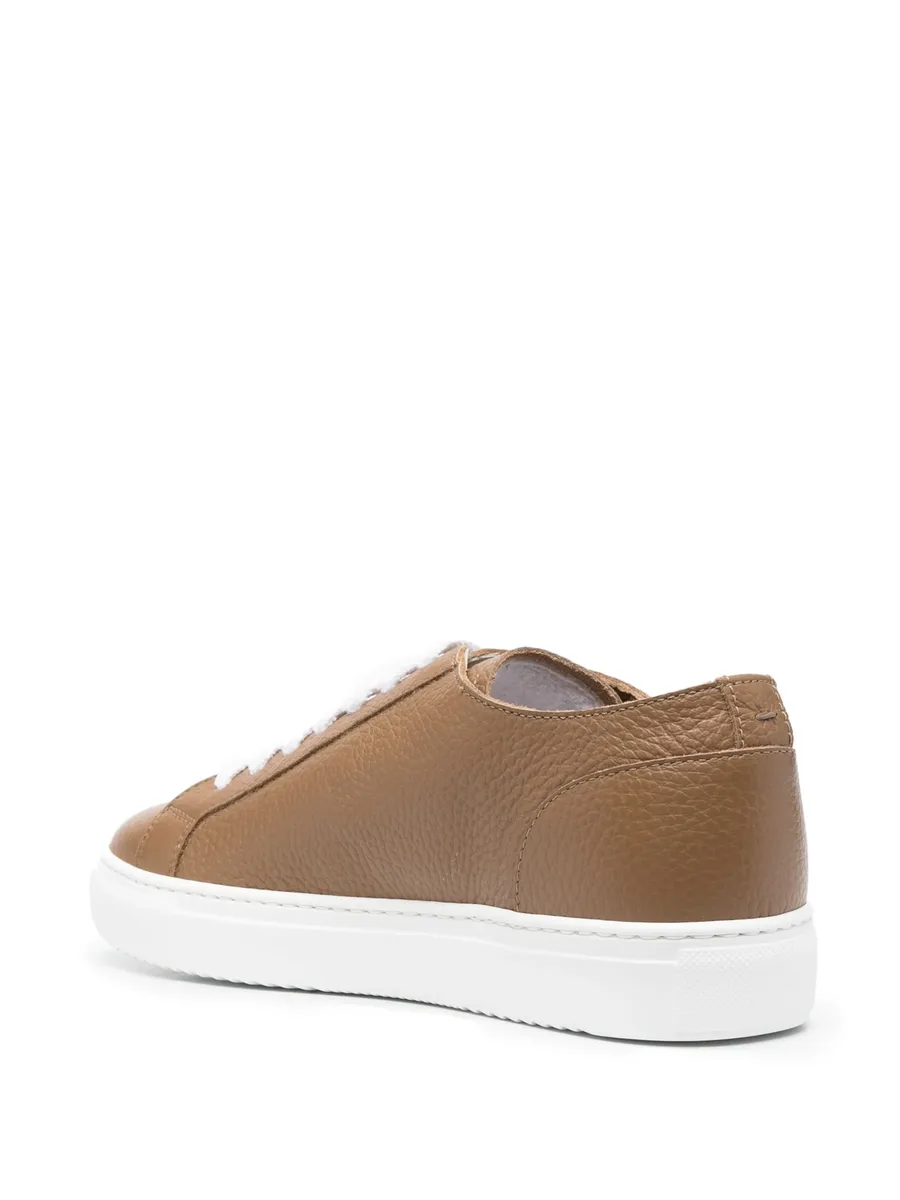 low-top leather sneakers 5