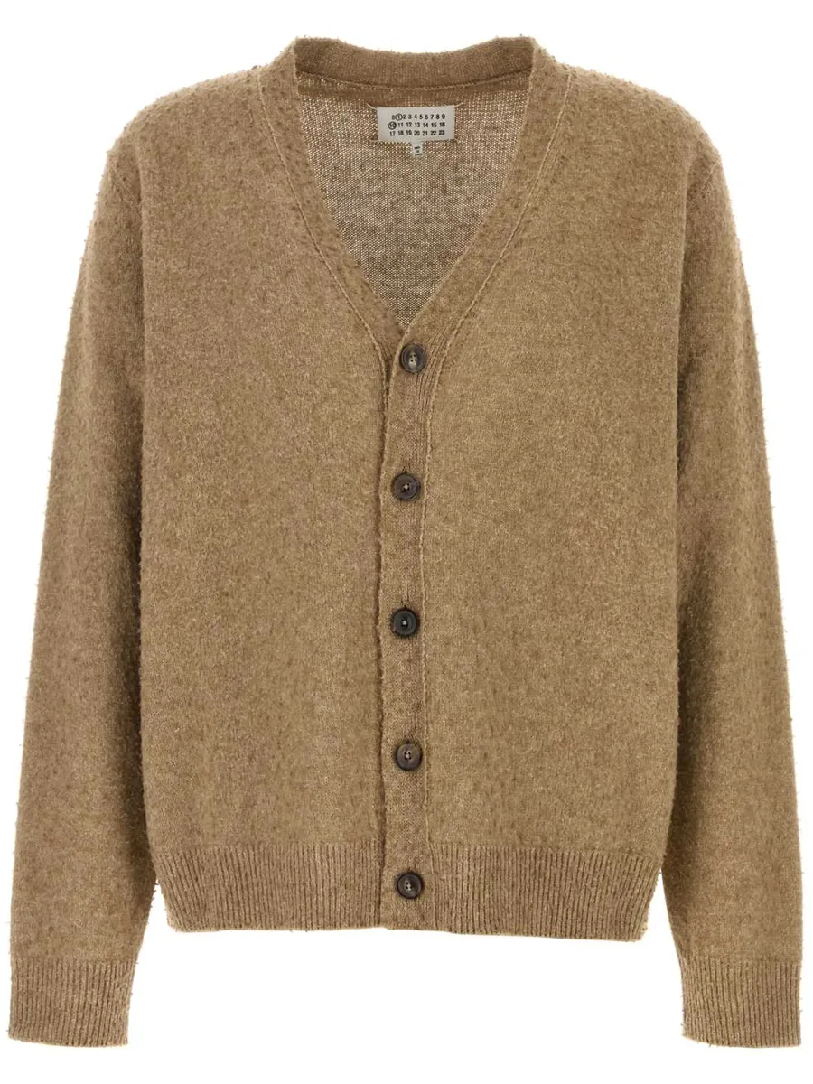mélange-effect cardigan 2