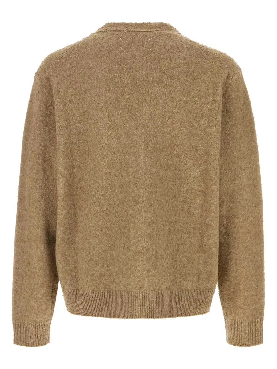 mélange-effect cardigan 4