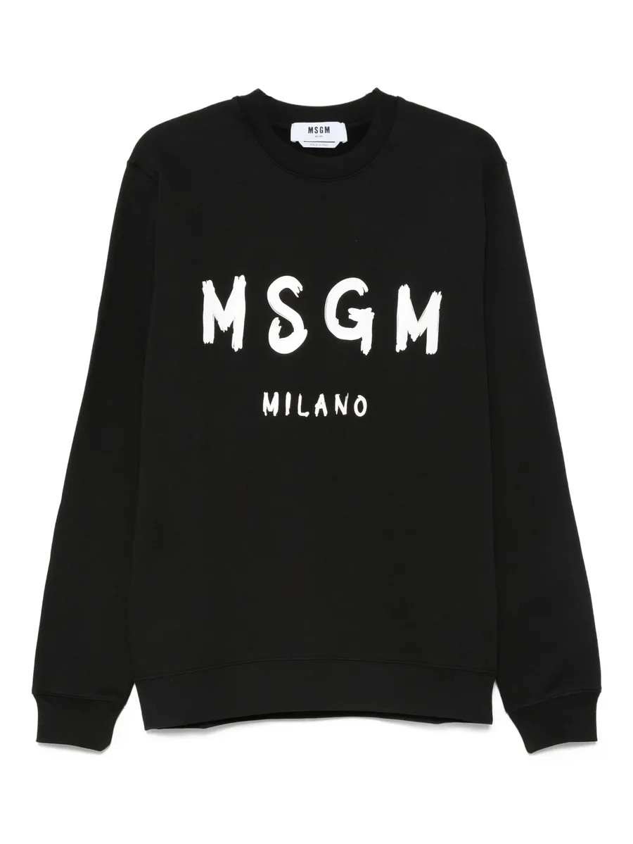 logo-print cotton sweatshirt 2