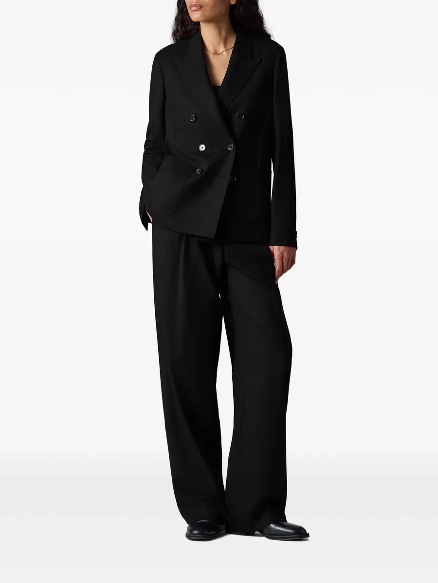 двубортный шерстяной блейзер A Suit To Travel In 4
