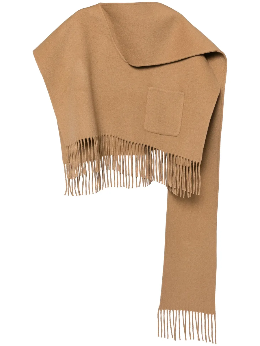 fringed muffler poncho 2