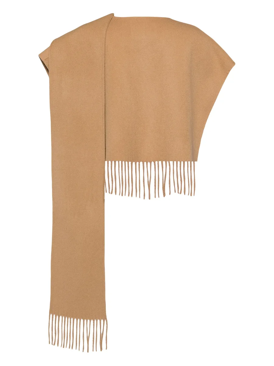 fringed muffler poncho 4