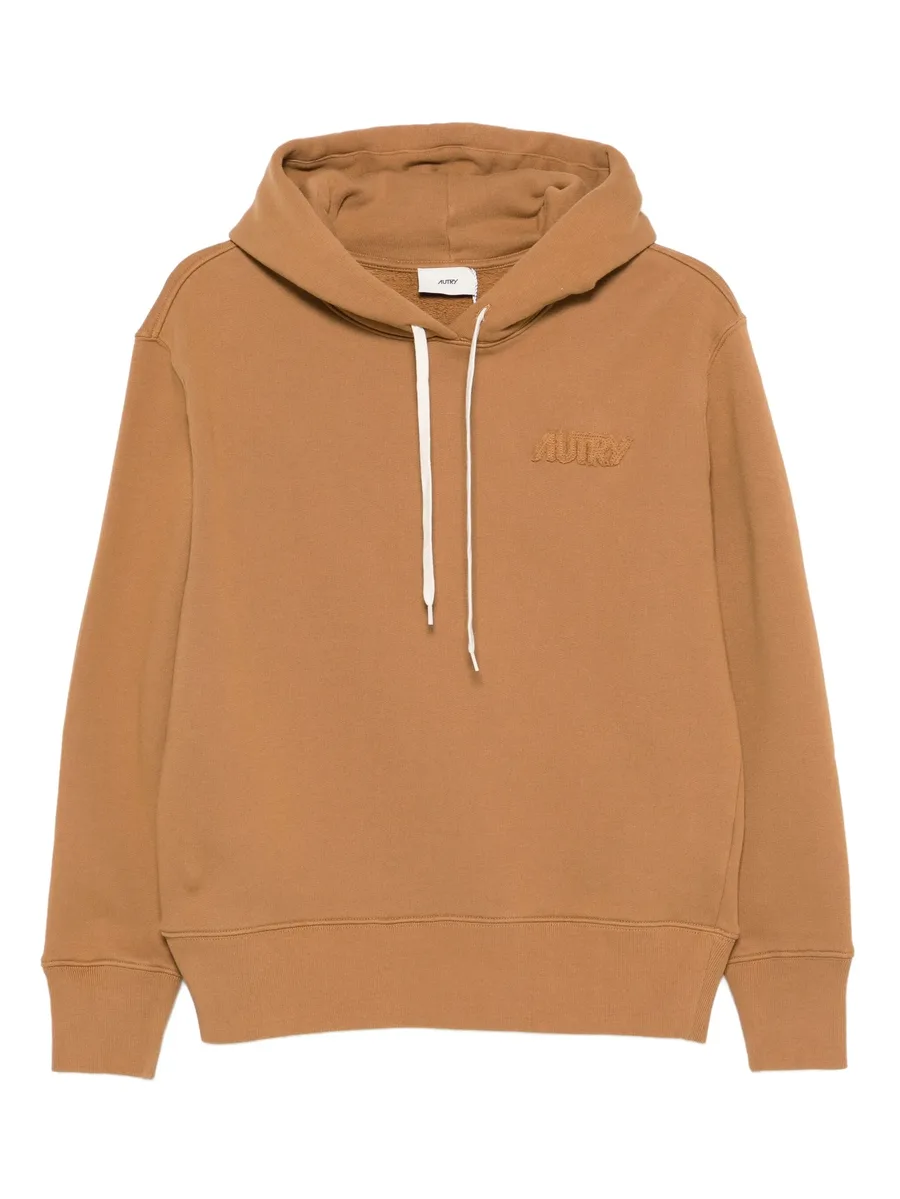 logo-embroidered hoodie 2
