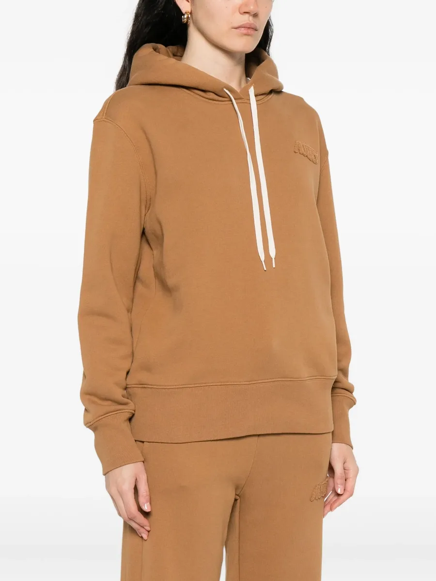 logo-embroidered hoodie 5