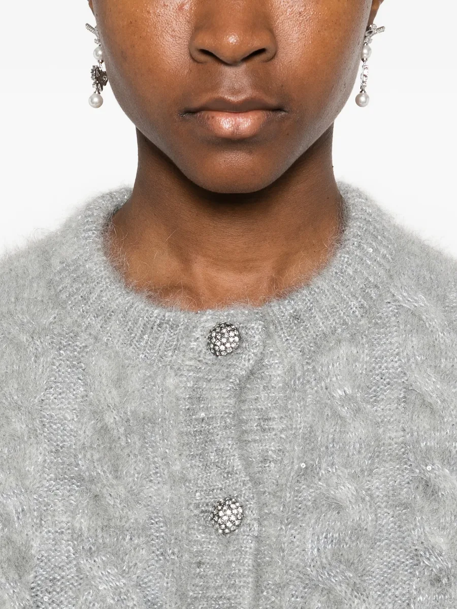 cable-knit cardigan 9