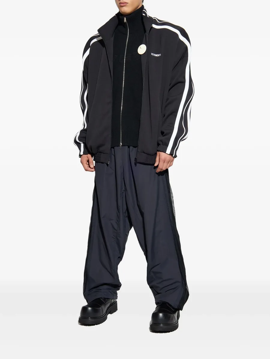 ribbed zip-up cardigan 3