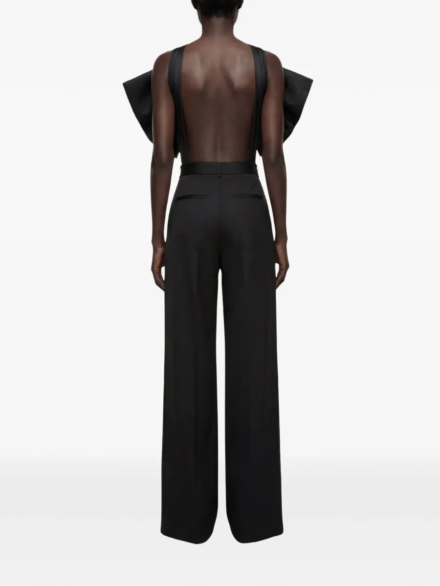 x Lia Aram bow-detail bodysuit 5